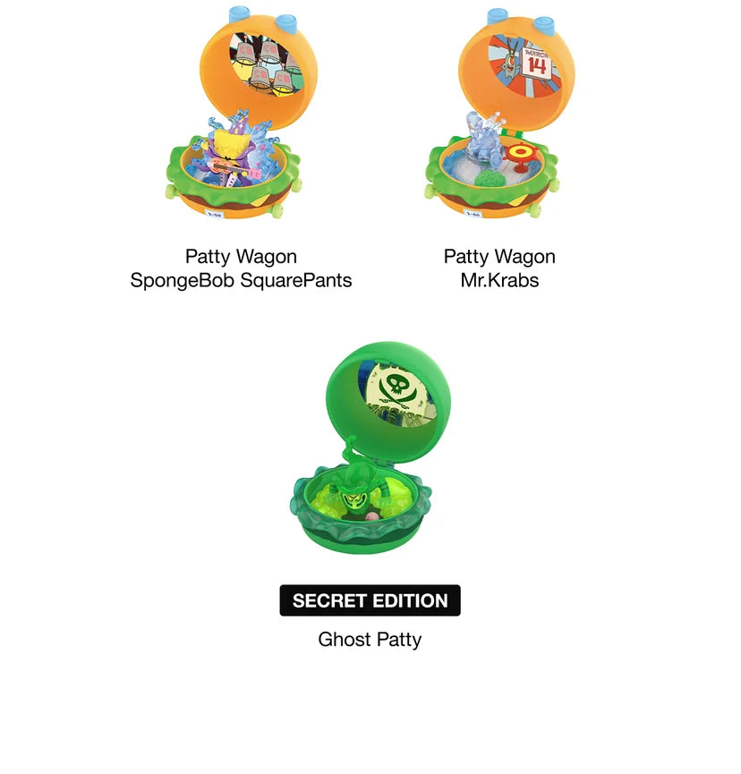 POP MART: Spongebob - Krabby Patty Bestsellers Series Figures
