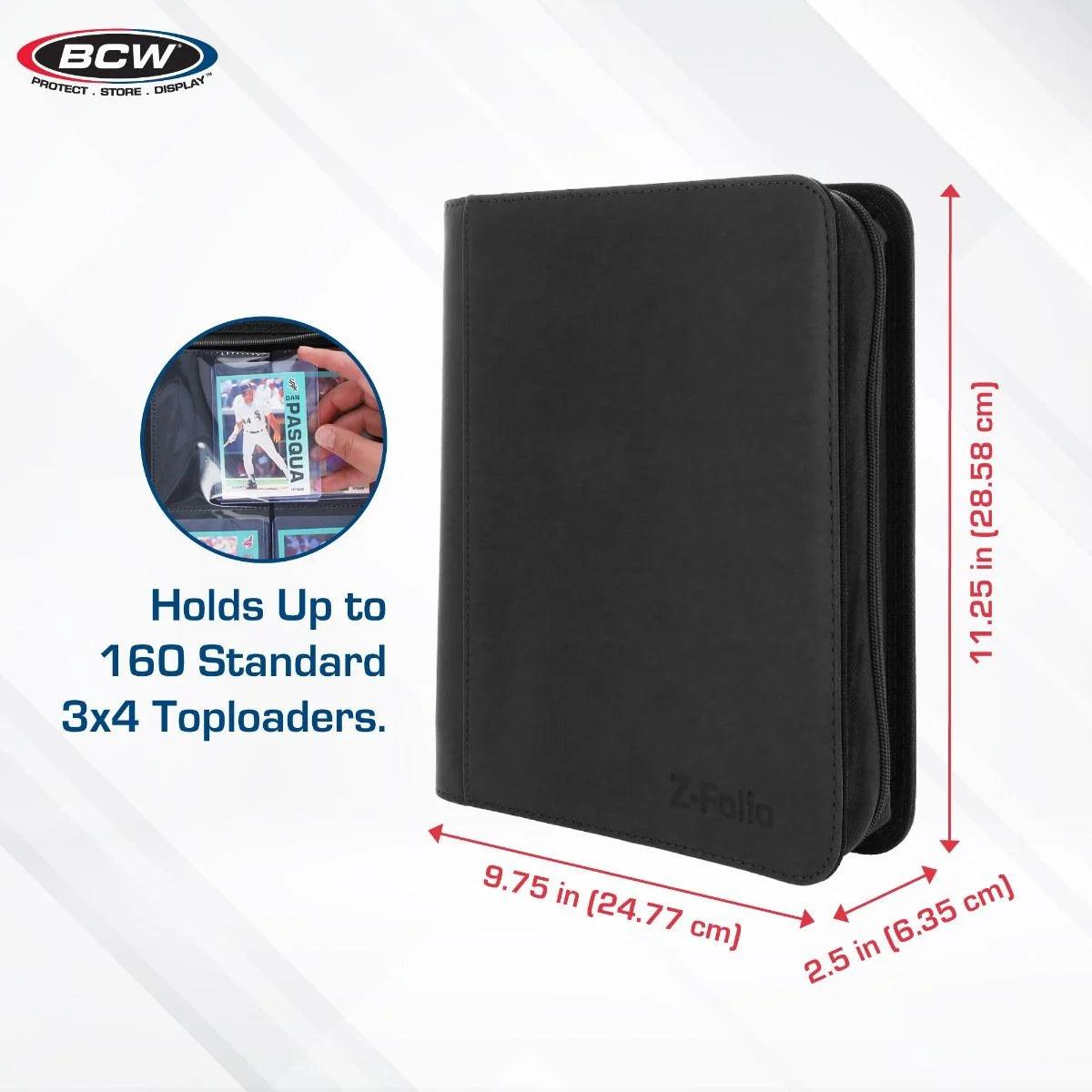 BCW: Z-Folio 4-Pocket LX Toploader Binder
