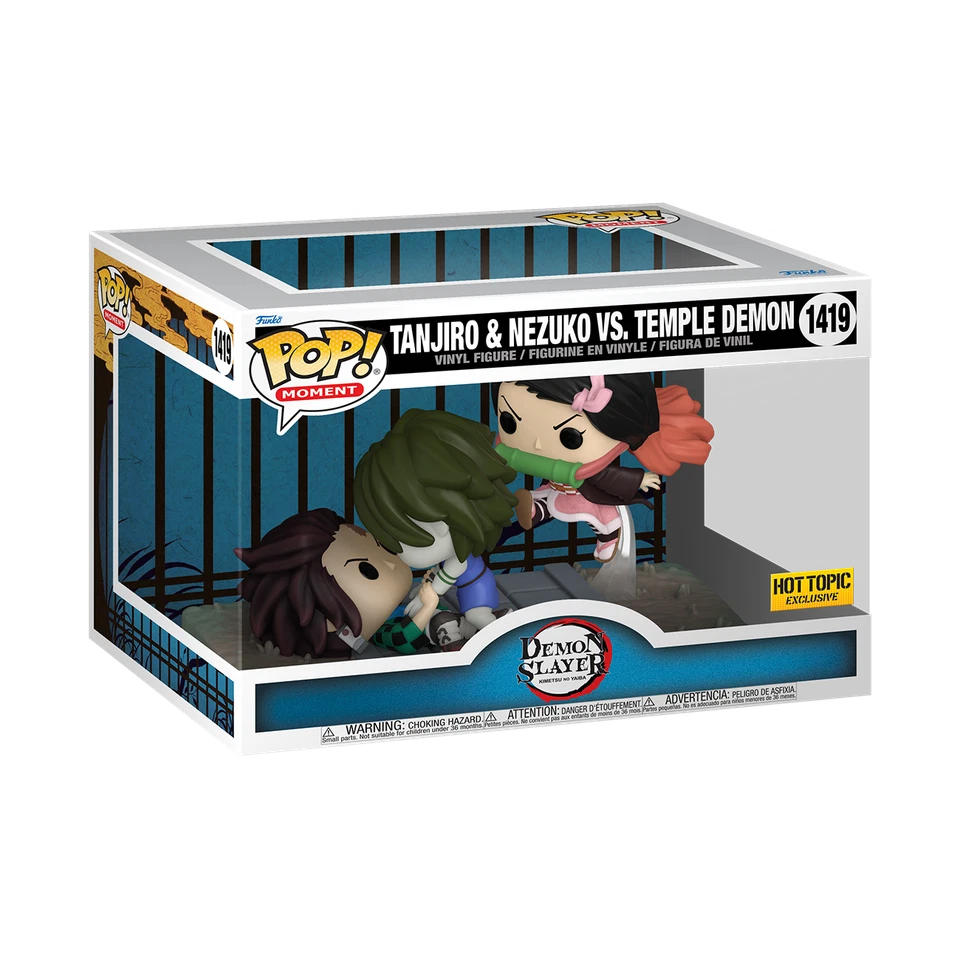 Funko Pop! Demon Slayer - Tanjiro & Nezuko vs. Temple Demon (Special Edition) #1419