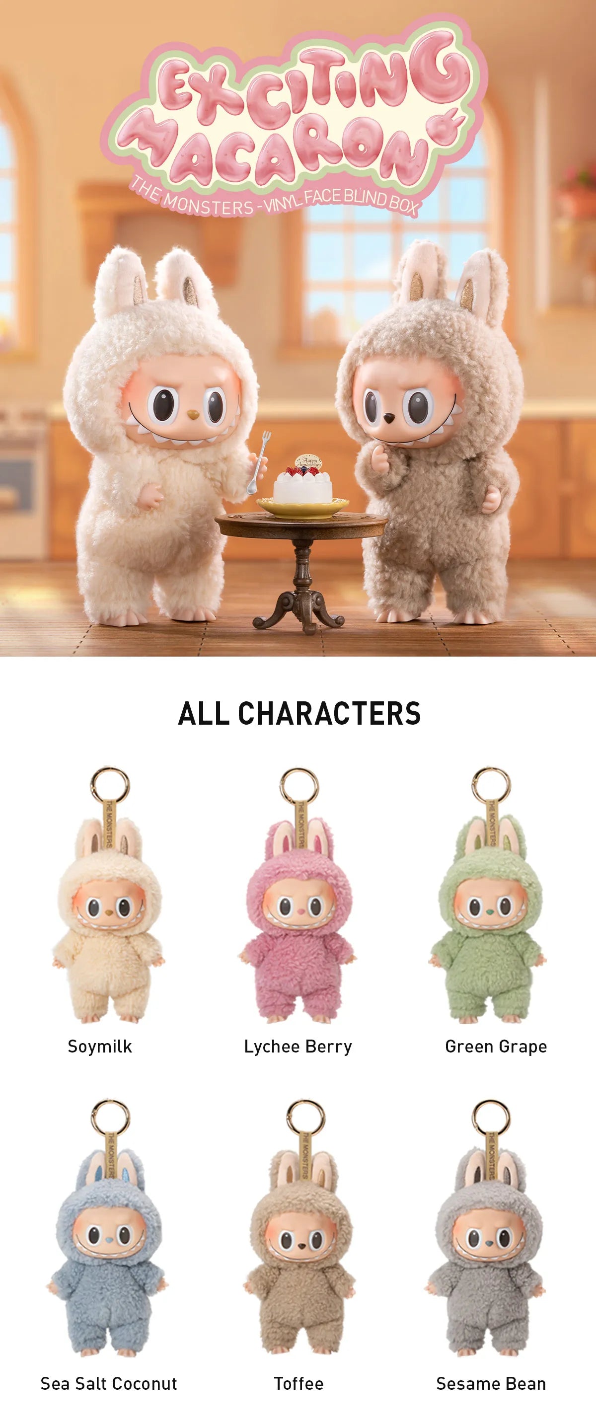 THE MONSTERS - Exciting Macaron Vinyl Blind Box