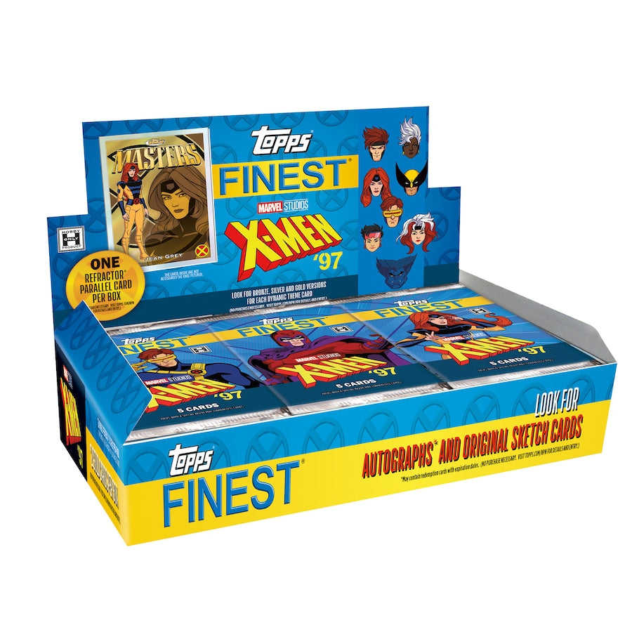2025 Topps Finest - Marvel Studios X-Men '97 Factory Sealed Hobby Box