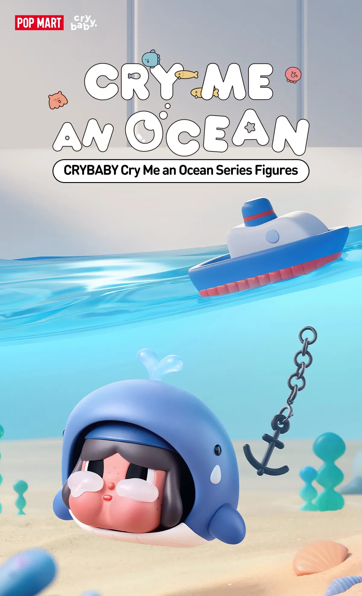 POP MART: CRYBABY - Cry Me an Ocean Series Figures