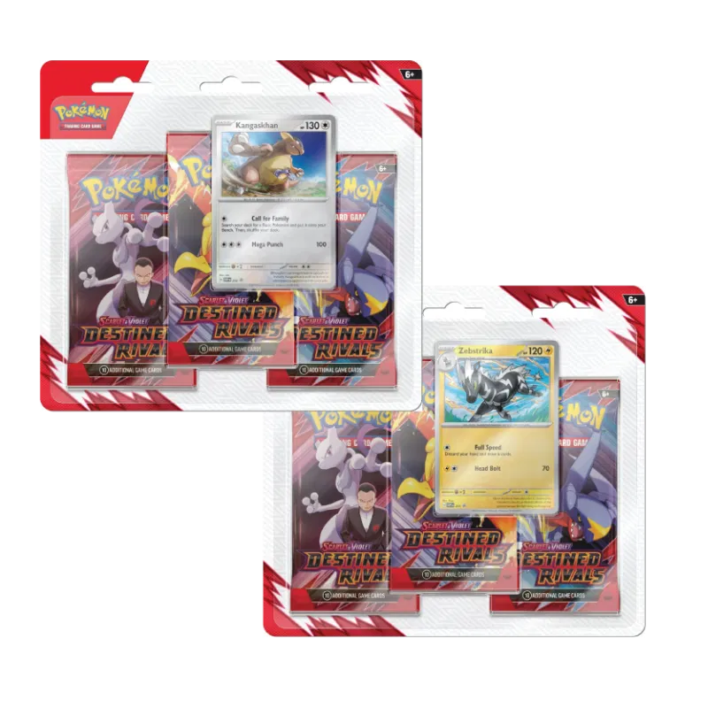 Pokemon Scarlet & Violet - Destined Rivals 3-Pack Blister (Random Design)