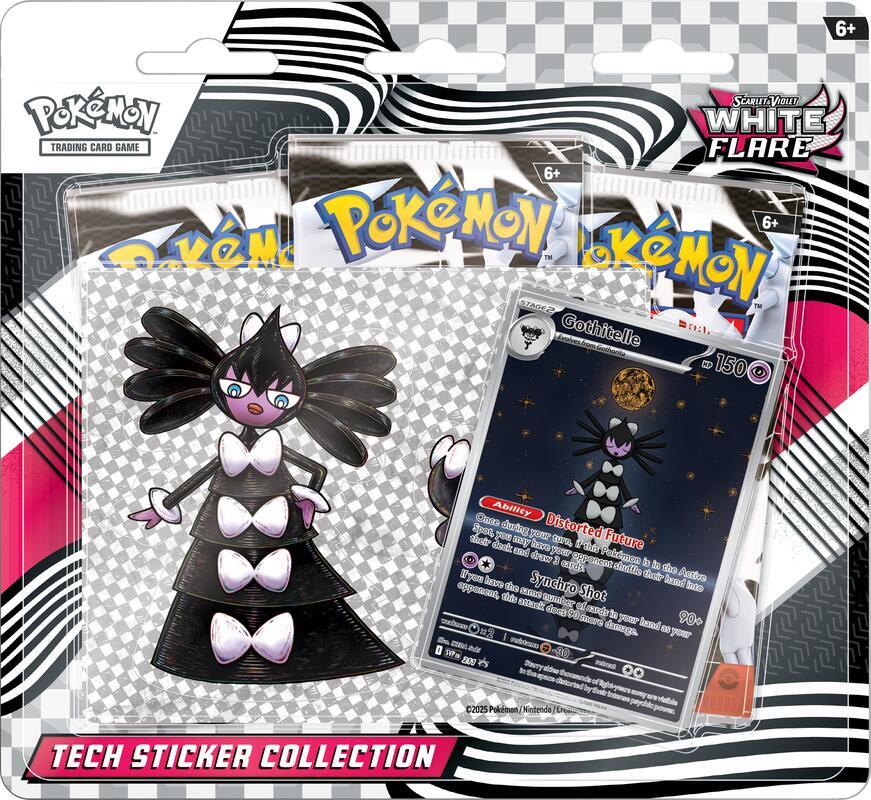 Pokemon Scarlet & Violet - White Flare Tech Sticker Collection