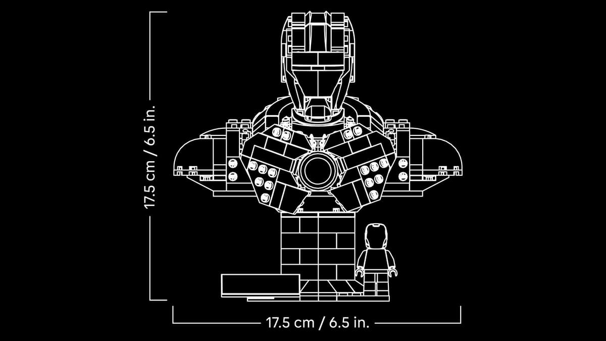 Lego Marvel: Iron Man MK4 Bust