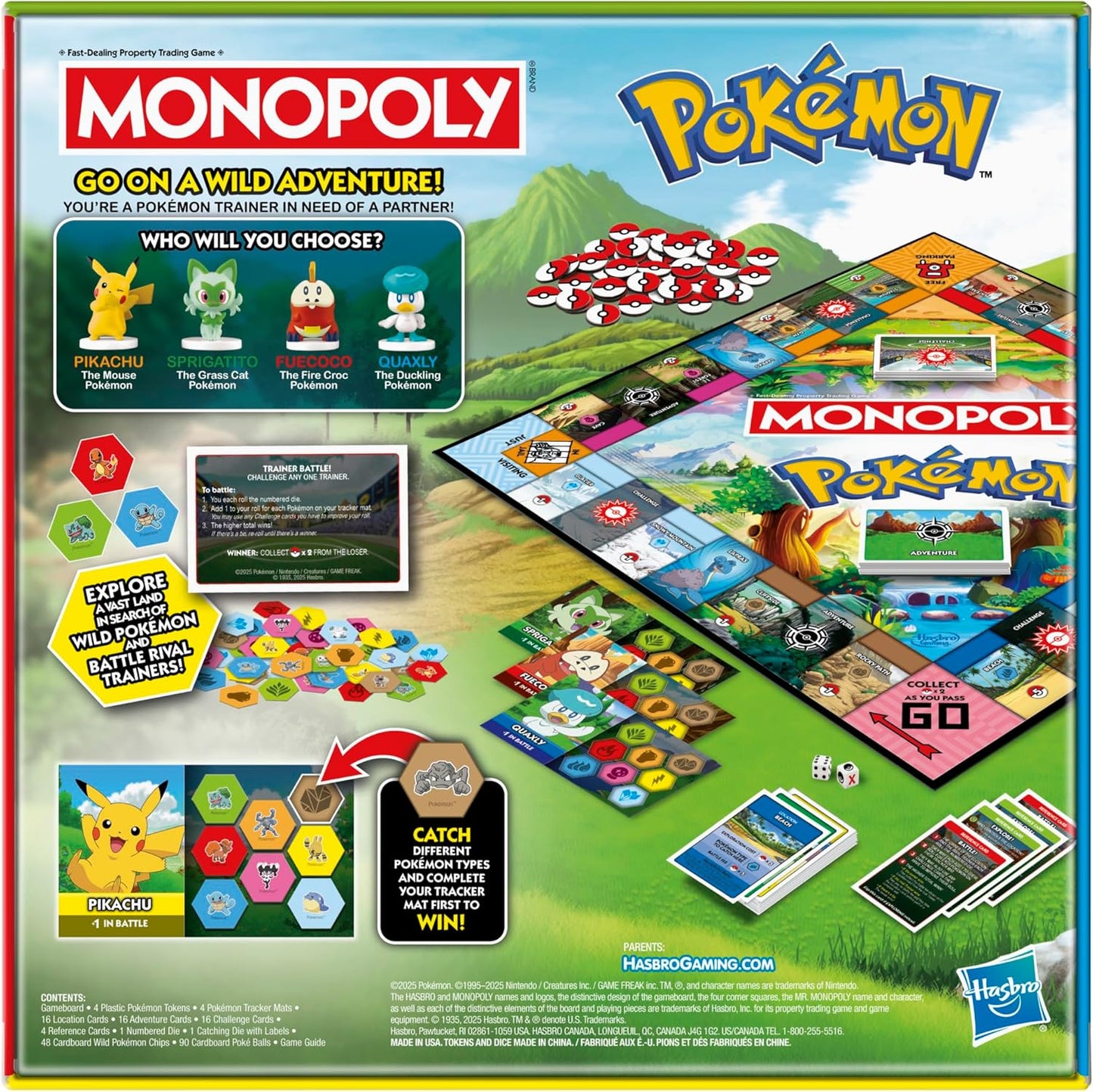 Monopoly: Pokemon Edition Board Game