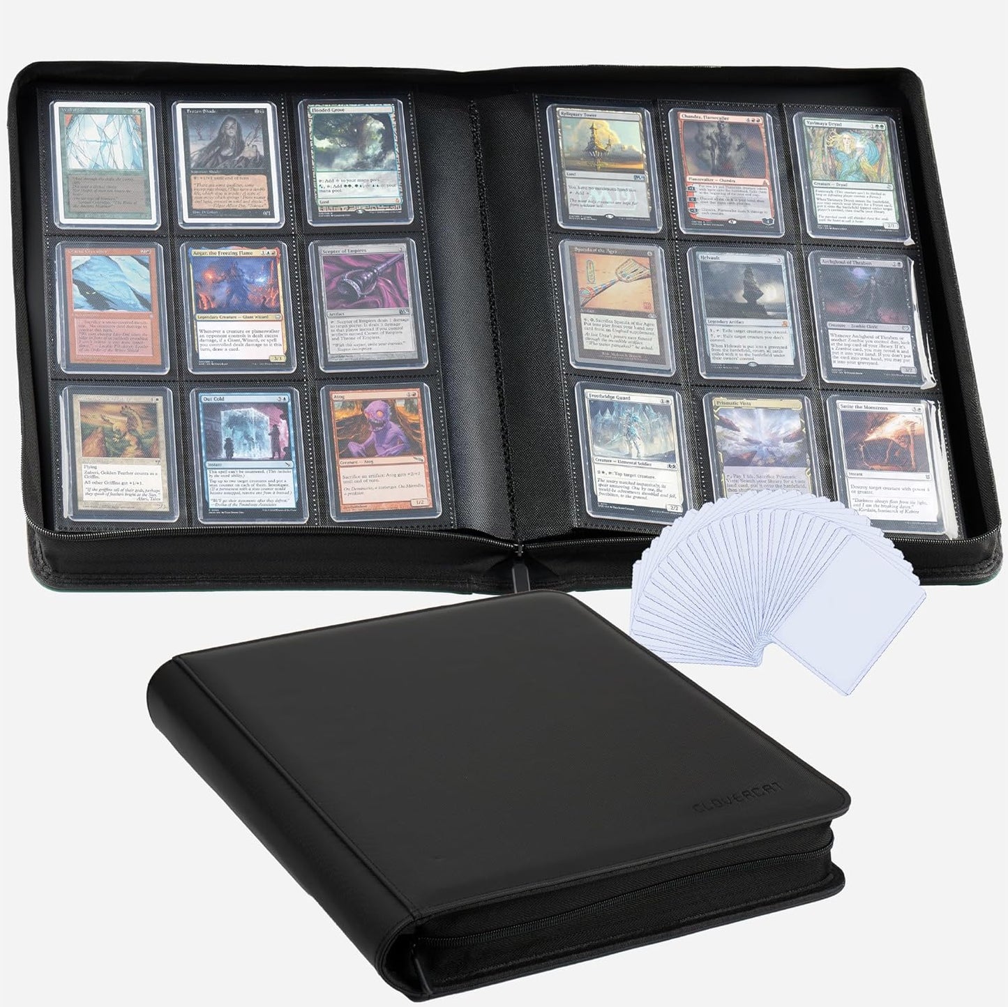 Clovercat: 9-pocket Top Loader Binder with 20 Top Loaders