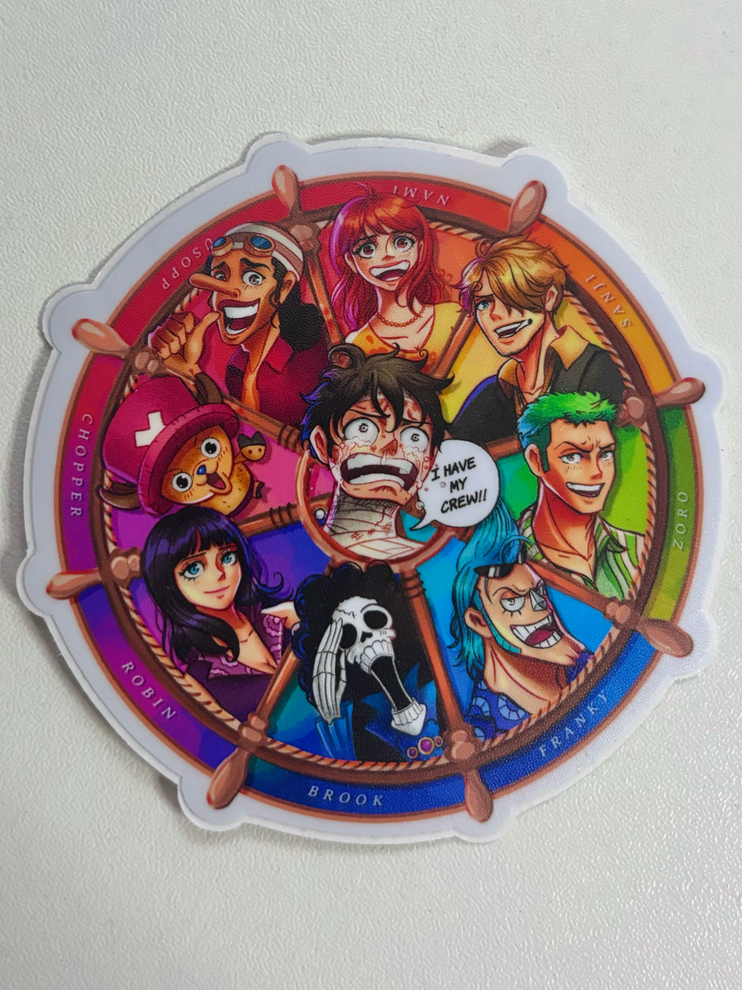 Custom Artwork Sticker: I Have My Crew!