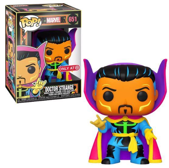 Funko Pop! Marvel - Doctor Strange (Blacklight) (Target Exclusive) #651