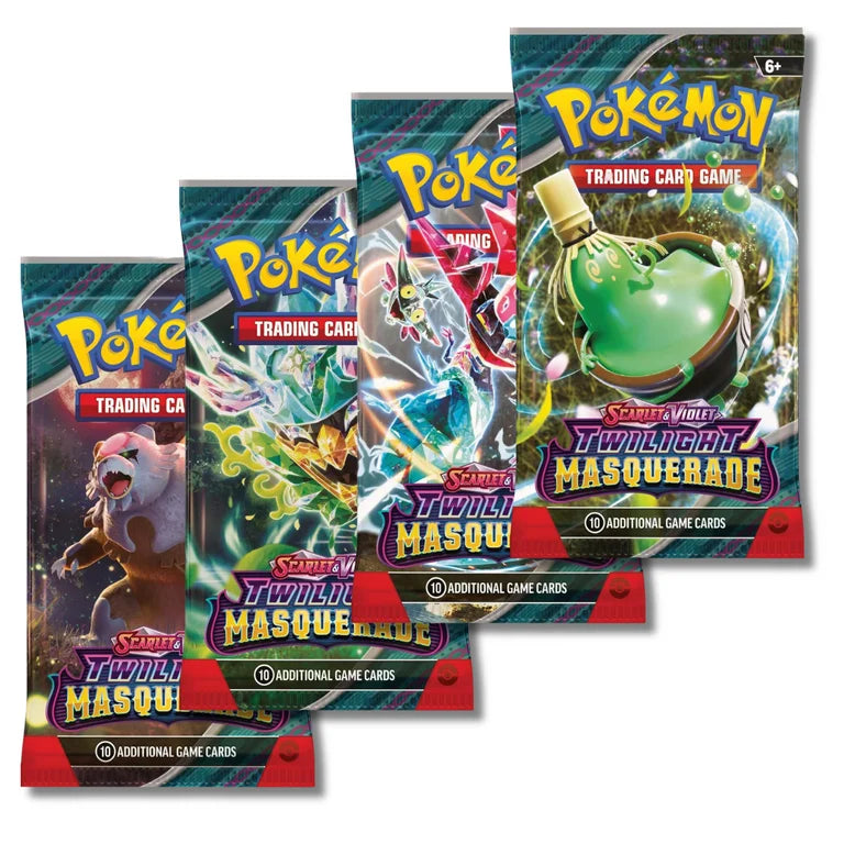 Pokemon Scarlet & Violet - Twilight Masquerade Booster Packs
