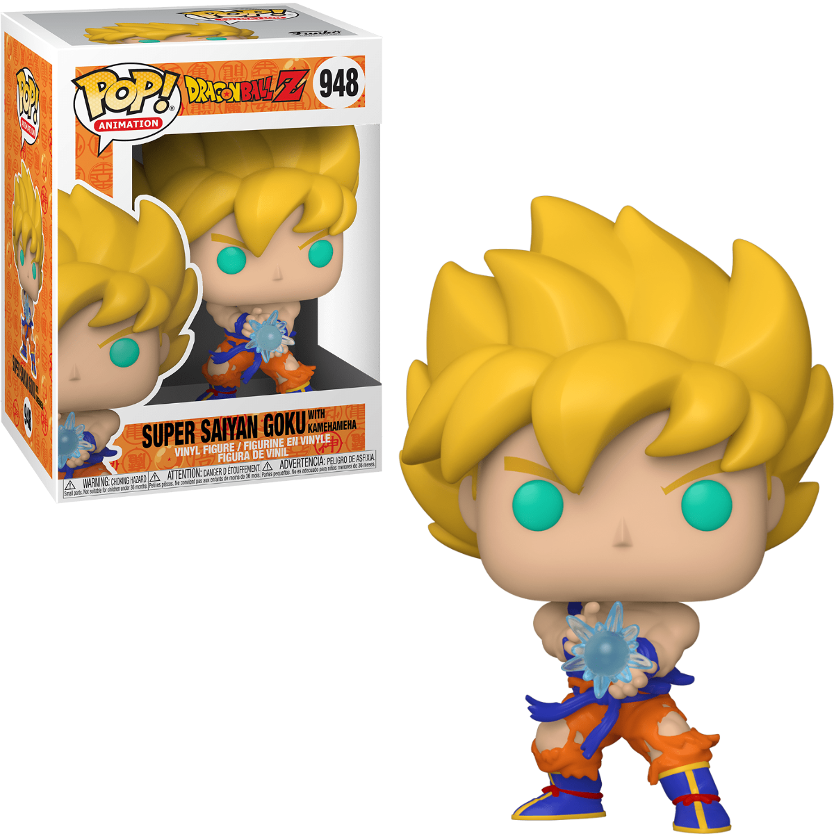 Funko Pop! Dragonball Z - Super Saiyan Goku with Kamehameha #948