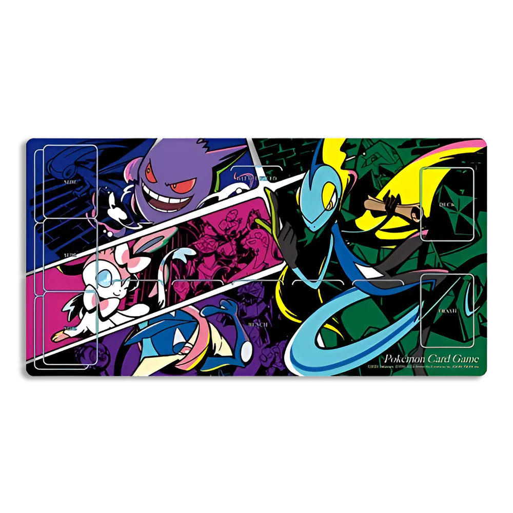 Pokemon TCG: Pokemon Center - Gengar, Sylveon, Greninja, & Inteleon Playmat