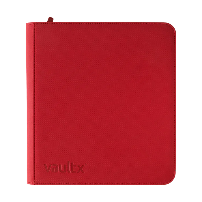 Vault X: 12-Pocket XL Zip Binder (Fire Red)