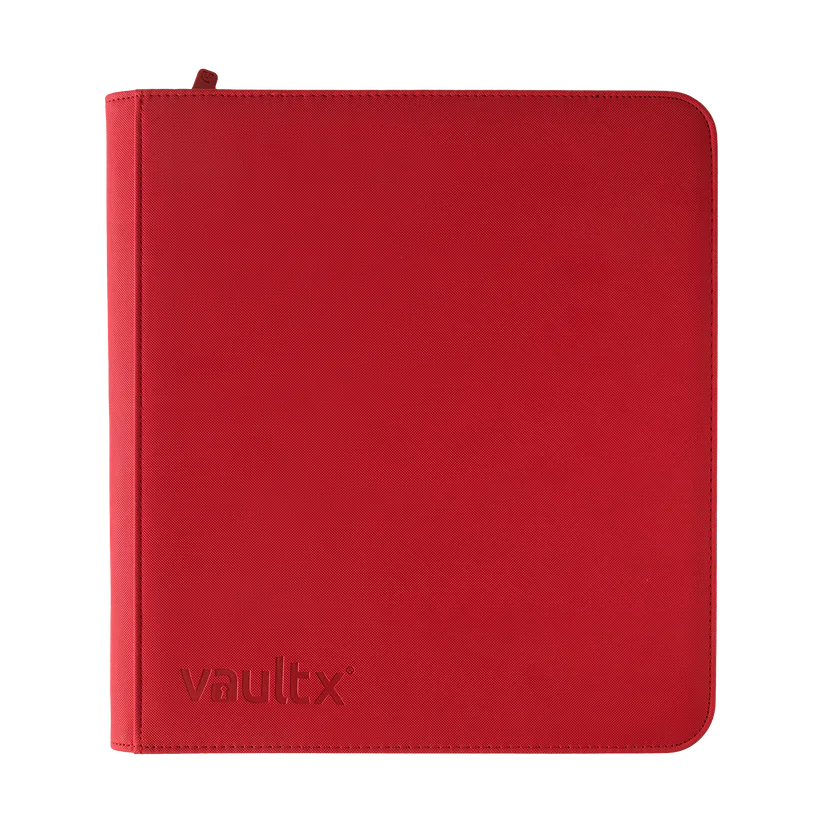 Vault X: 12-Pocket Zip Binder (Fire Red)