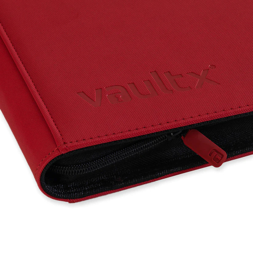 Vault X: 12-Pocket Zip Binder (Fire Red)