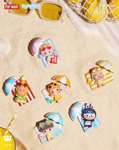 POP MART: POP BEAN Island Vacation Series Fridge Magnet