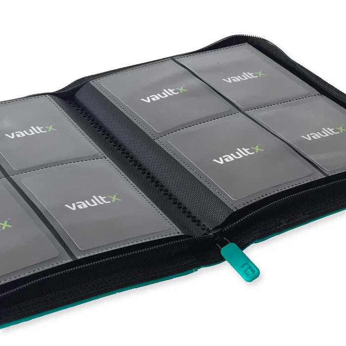 Vault X: 4-Pocket Zip Binder (Ocean Blue)