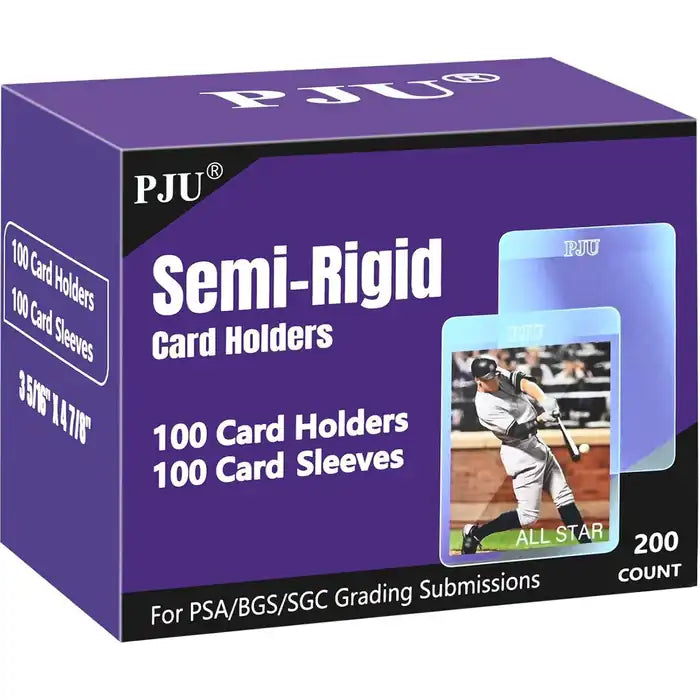 PJU - Semi-Rigid Card Holders (100 count)
