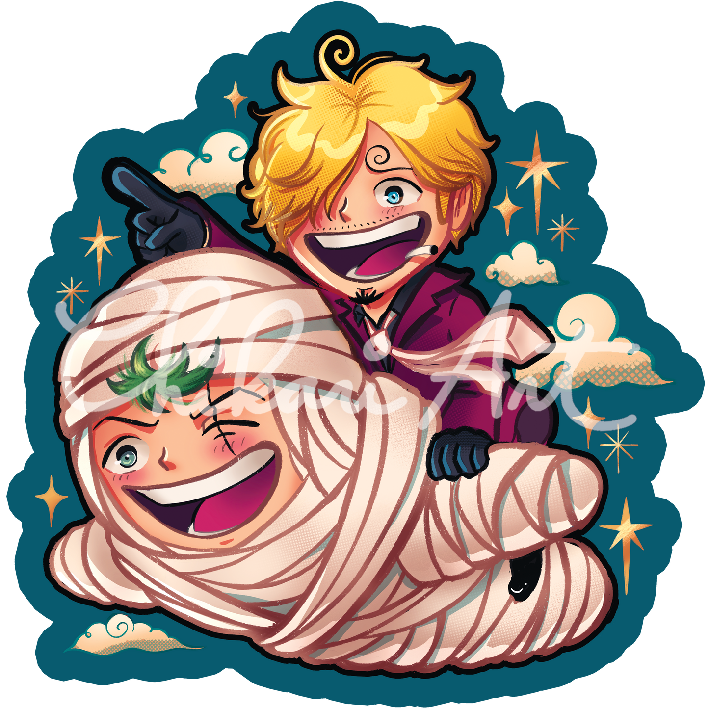 Custom Artwork Sticker: Wings of a Pirate King
