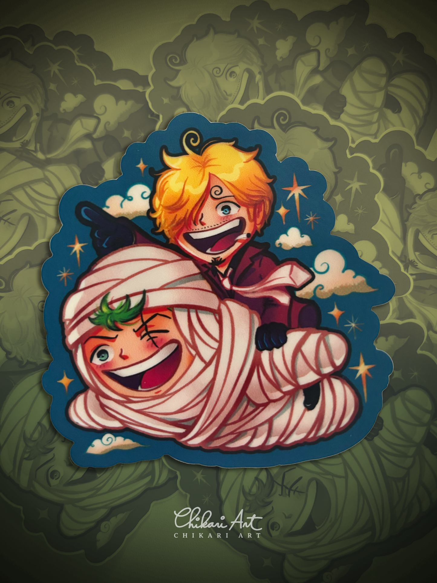 Custom Artwork Sticker: Wings of a Pirate King