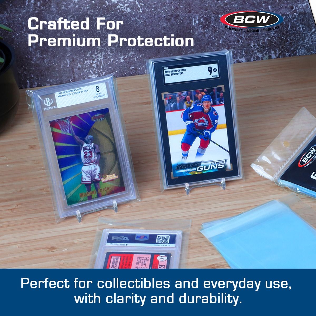 BCW: Resealable Graded Card Sleeves (100 Count)