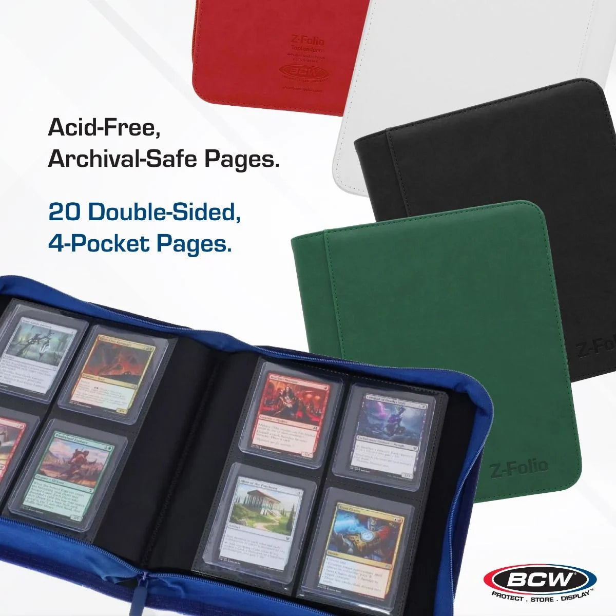 BCW: Z-Folio 4-Pocket LX Toploader Binder