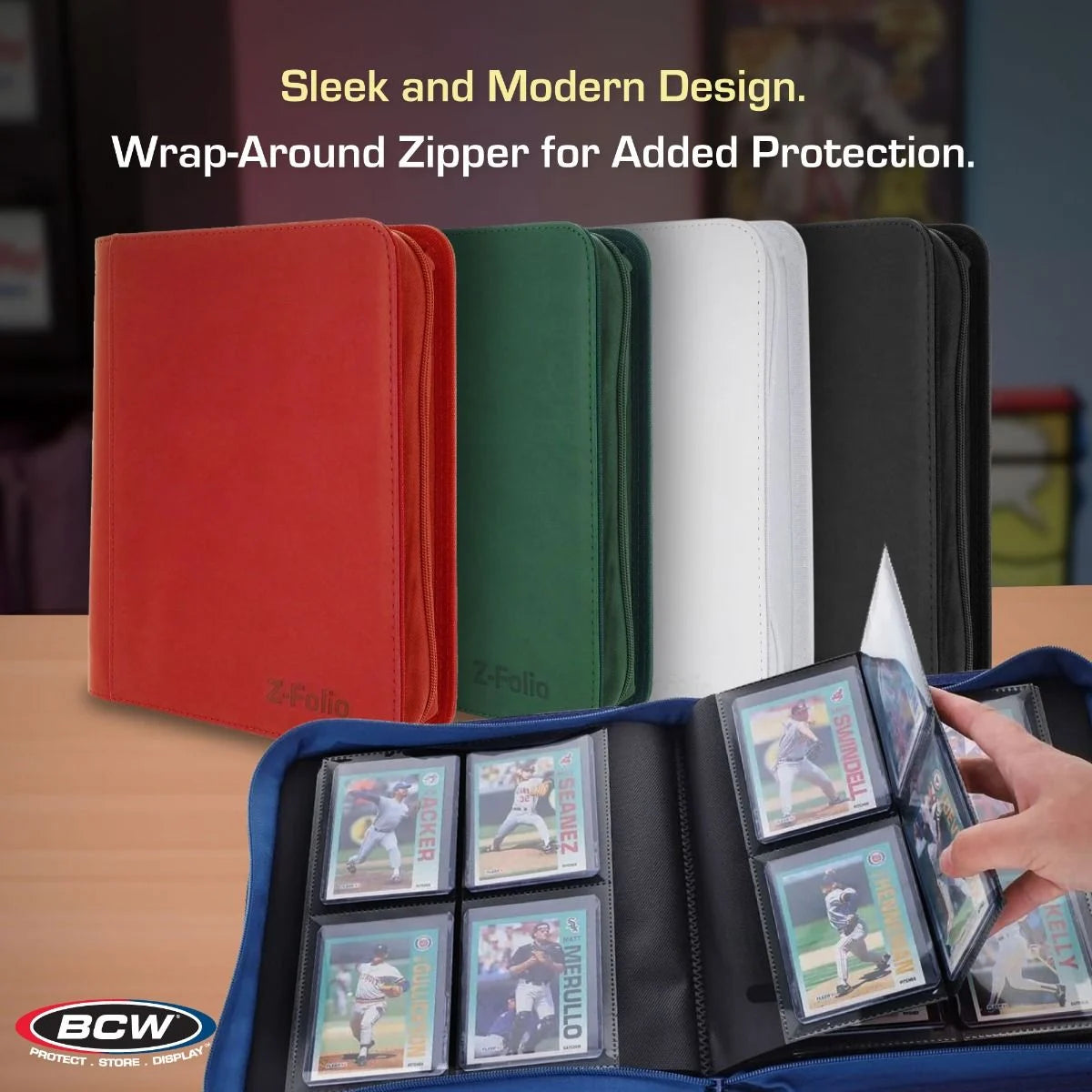 BCW: Z-Folio 4-Pocket LX Toploader Binder