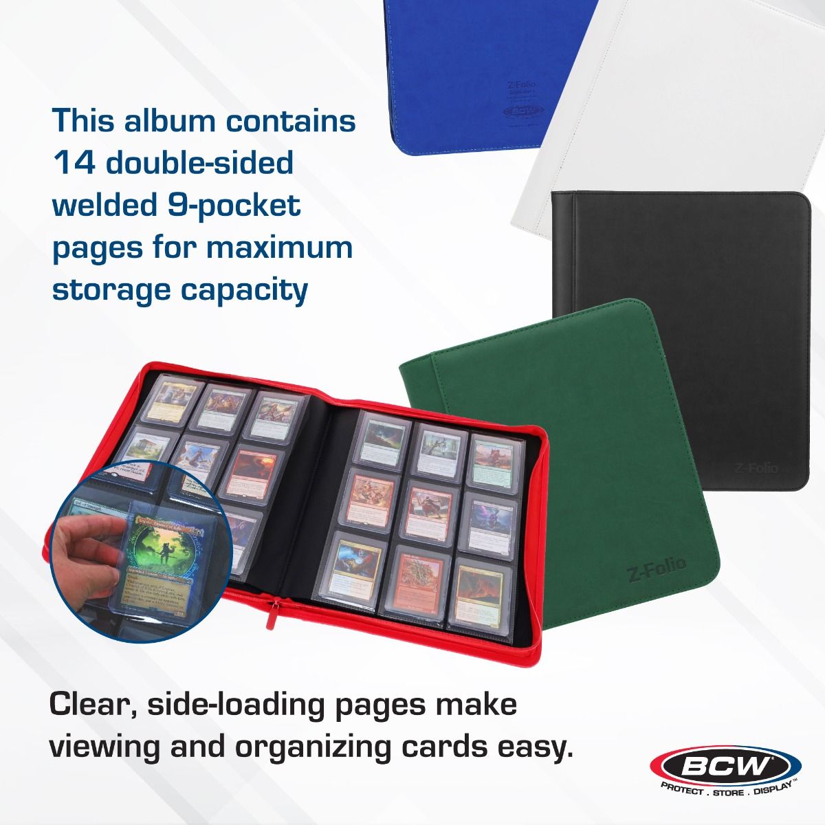 BCW: Z-Folio 9-Pocket LX Toploader Binder