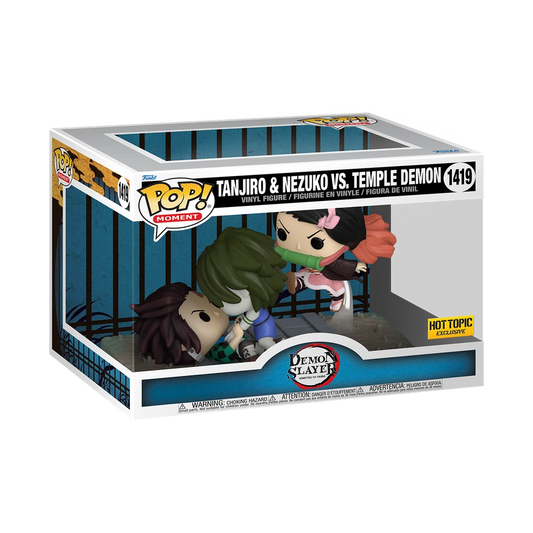 Funko Pop! Demon Slayer - Tanjiro & Nezuko vs. Temple Demon (Special Edition) #1419