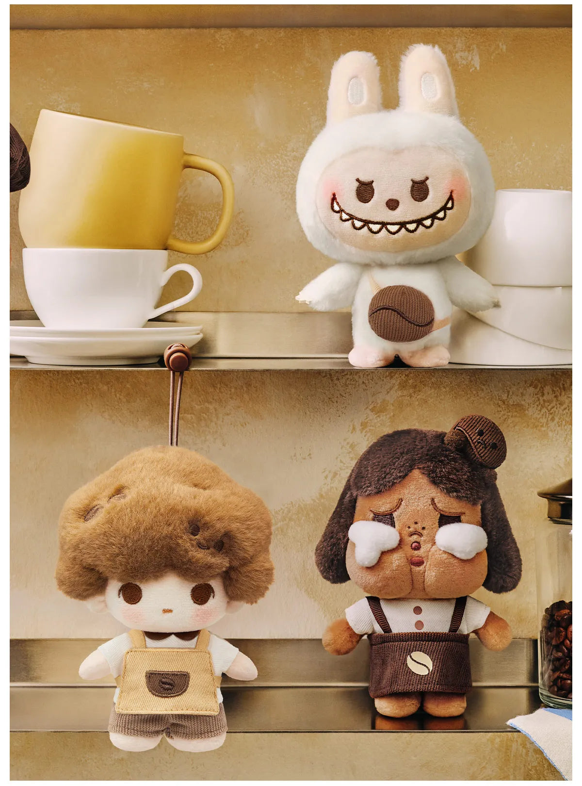 POP MART - POP BEAN Coffee Factory Series Plush Pendant