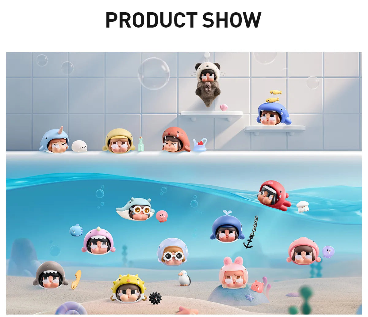 POP MART: CRYBABY - Cry Me an Ocean Series Figures