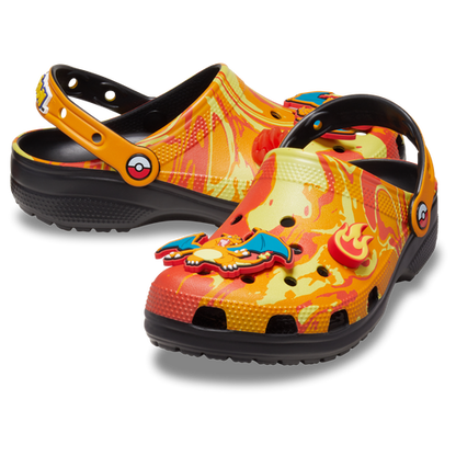 Crocs X Pokemon: Charizard Classic Clogs (Adult Size 8)