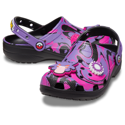 Crocs X Pokemon: Gengar Classic Clogs (Adult Size 8)