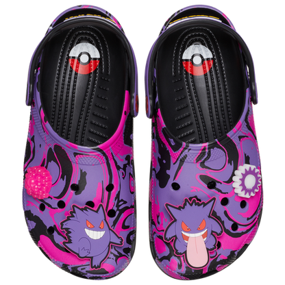 Crocs X Pokemon: Gengar Classic Clogs (Adult Size 8)