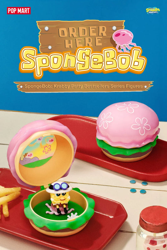 POP MART: Spongebob - Krabby Patty Bestsellers Series Figures