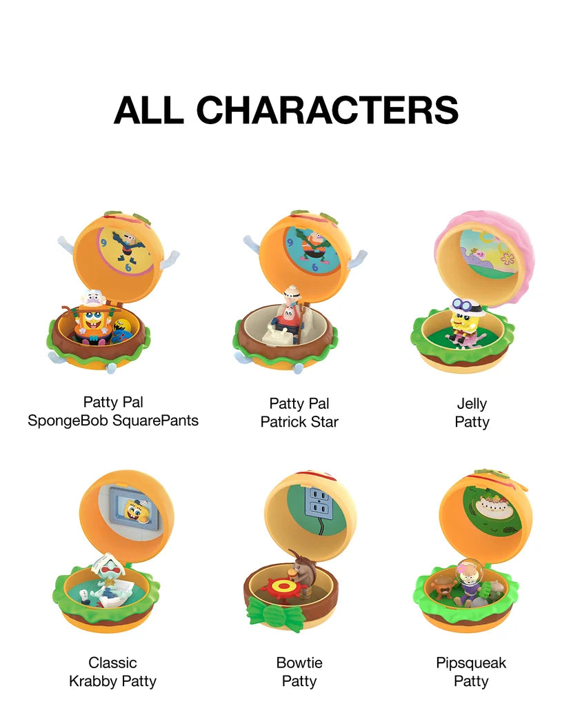 POP MART: Spongebob - Krabby Patty Bestsellers Series Figures