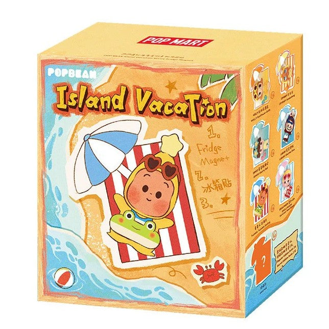 POP MART: POP BEAN Island Vacation Series Fridge Magnet