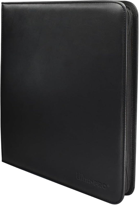 Ultra PRO - Vivid 12-Pocket Zippered PRO-Binder (Black)