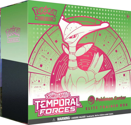 Pokemon Scarlet & Violet - Temporal Forces Pokemon Center Elite Trainer Box (Iron Leaves)