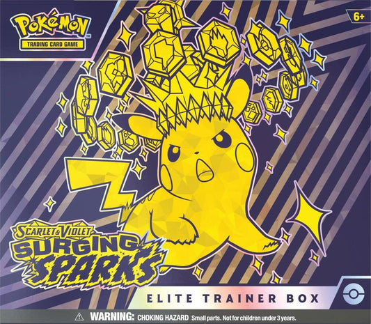 Pokemon Scarlet & Violet - Surging Sparks Elite Trainer Box
