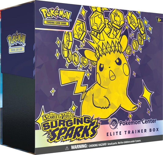 Pokemon Scarlet & Violet - Surging Sparks Pokemon Center Elite Trainer Box