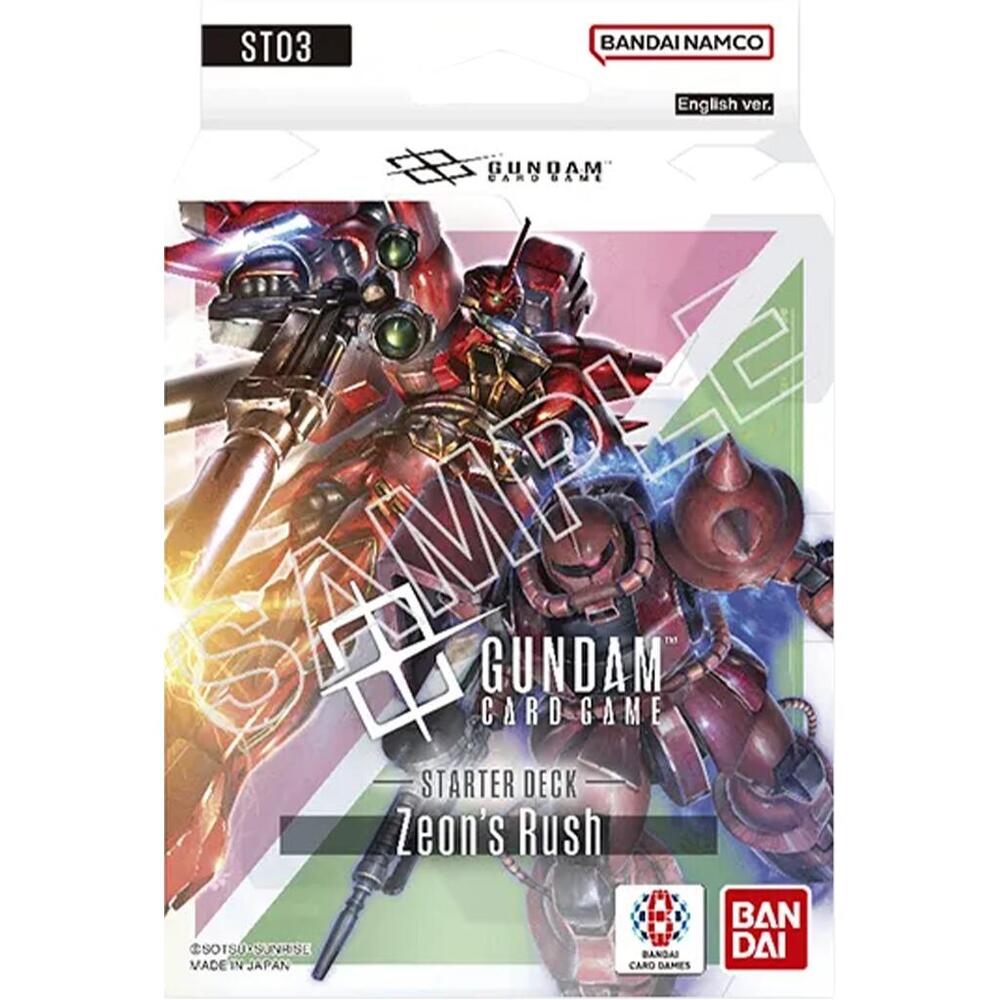 Gundam Card Game: Starter Deck 03 (ST03) - Zeon's Rush