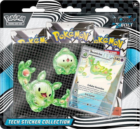 Pokemon Scarlet & Violet - Black Bolt Tech Sticker Collection
