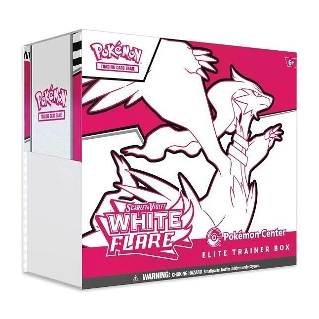Pokemon Scarlet & Violet - White Flare Pokemon Center Elite Trainer Box