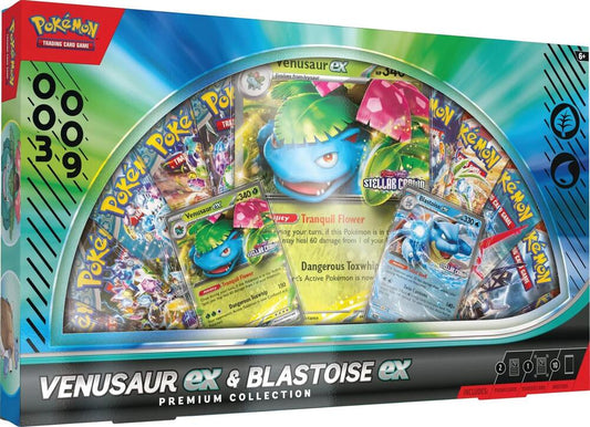 Pokemon - Venusaur ex & Blastoise ex Premium Collection