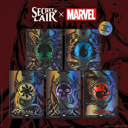 Magic: The Gathering - Secret Lair x Marvel's Spider-Man (Mana Symbiote - Raised Foil Edition)