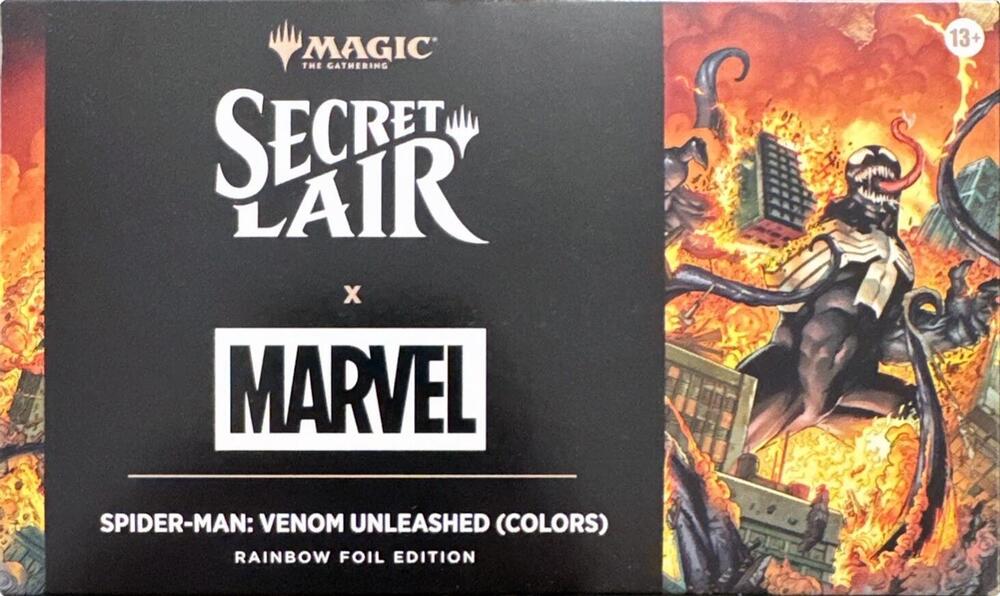 Magic: The Gathering - Secret Lair x Marvel's Spider-Man (Venom Unleashed Colors - Rainbow Foil Edition)