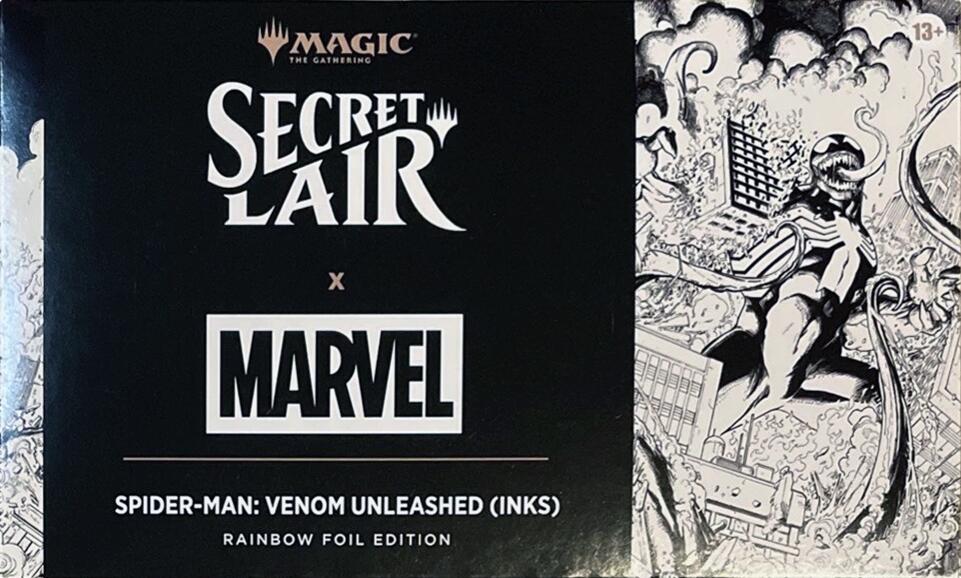 Magic: The Gathering - Secret Lair x Marvel's Spider-Man (Venom Unleashed Inks - Rainbow Foil Edition)