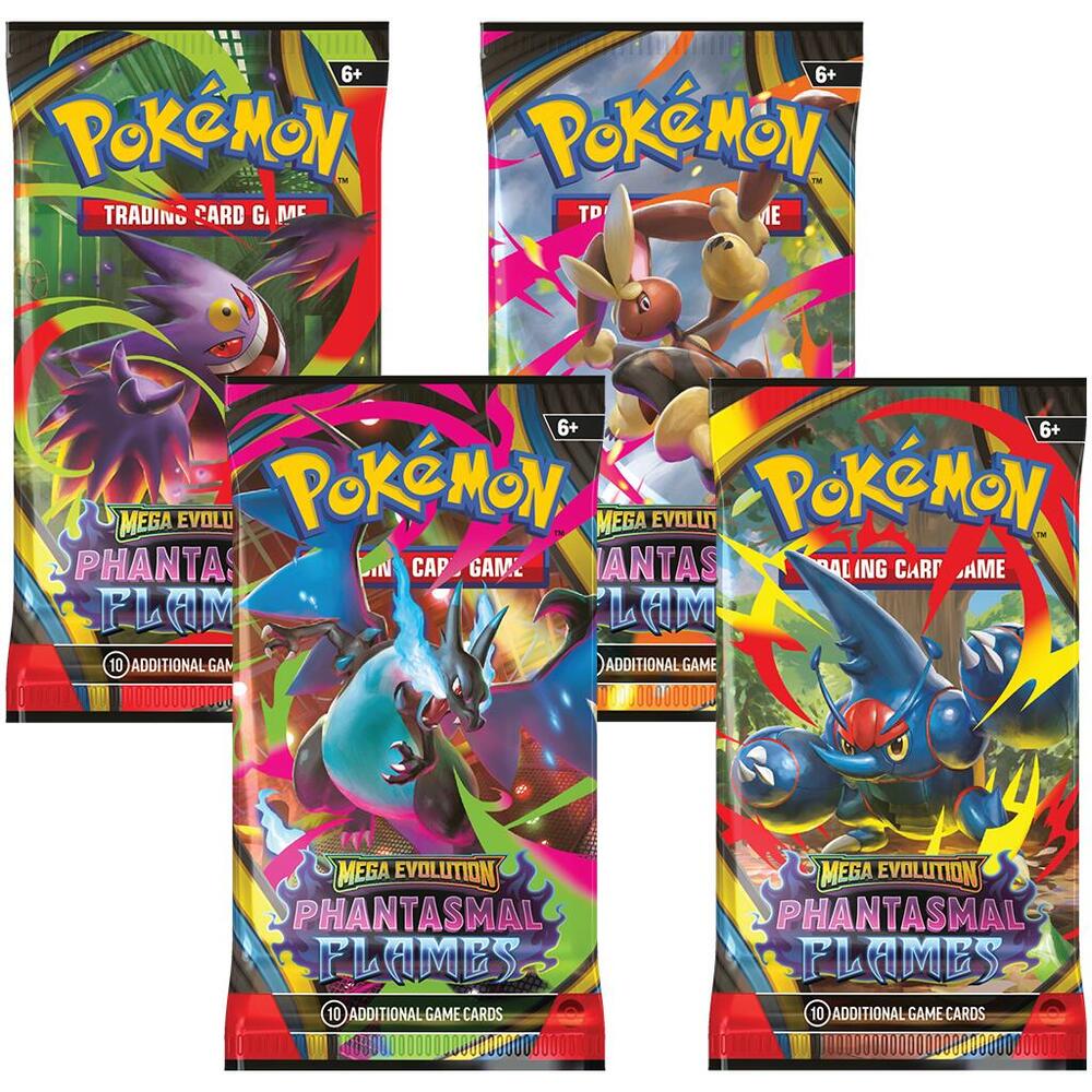 Pokemon Mega Evolution - Phantasmal Flames Booster Packs