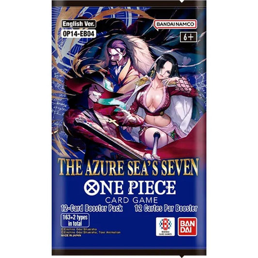 One Piece Card Game: OP-14 - The Azure Sea's Seven Booster Pack